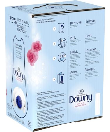 Downy April Fresh Scent Fabric Softener Eco-Box - Dye-Free Ultra Concentrated 180 Loads - International Shipping Available - Buy Online on GoSupps.com
