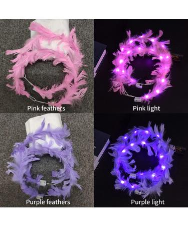 6 Pack LED Flower Crown Headband with Color Changing Lights - Perfect for Wedding, Festival, Party - Cute Flashing Hair Accessories for Girls and Women - Buy Online on GoSupps.com