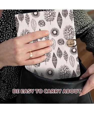 Buy Baby Diaper Bag with Changing Pad - Compact Organizer for Moms | Small Diaper Bag in Cream Leaf Design - Perfect for On-the-Go Parenting - Buy Online on GoSupps.com