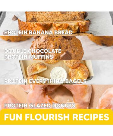 Flourish Protein Pancake & Waffle Mix | Non-GMO High Protein & Fiber Just Add Water - 16oz - Buy Online on GoSupps.com