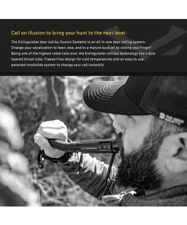Illusion Systems Extinguisher Deer Call Black - Premium Hunting Gear - Buy Online on GoSupps.com