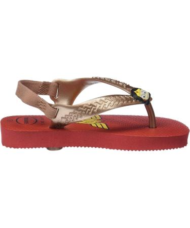 Havaianas Unisex Babies Heroes Sandals - Ruby Red (6 UK Child) - Buy Online on GoSupps.com