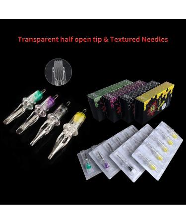 BIGWASP Premium Tattoo Needle Cartridges #12 Standard 9RM Curved Magnum - 20 Pack - Buy Online on GoSupps.com
