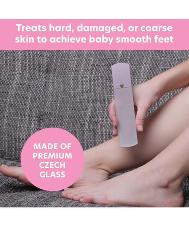 Shop Bona Fide Beauty Handmade Czech Glass Manicure Pedicure Gift Set - 4PC Rose Gold Set with Foot File Cuticle Pusher Mini & Regular Nail File - Perfect Gift for Women | International Shipping Available - Buy Online on GoSupps.com