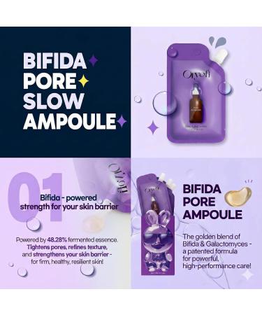 Oryofi Bifida Ferment Ampoule for Pore Care - Korean Skincare Serum with Probiotic Extract EWG Green Grade Hydrating Face Treatment for Large Pores and Oily Skin 0.85 fl oz (25ml) - Buy Online on GoSupps.com