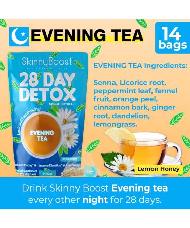 28-Day Detox Tea Kit - Citrus Mint & Herbal Blend - Buy Online on GoSupps.com