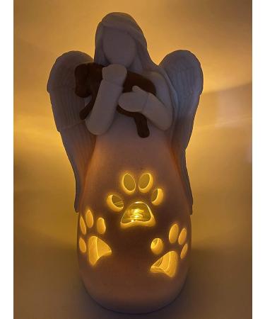 OakiWay Dog Memorial Candle Holder - Beautifully crafted tribute to your beloved pet - Buy Online on GoSupps.com