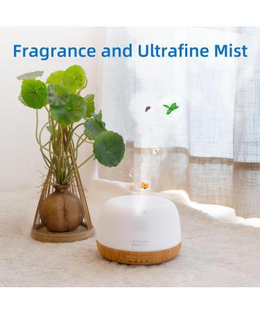 Asakuki 300ml Aroma Diffuser | Essential Oil Diffuser with Remote Control Timer & 7 Color LED Light - Automatic Waterless Shutdown - Buy Online on GoSupps.com