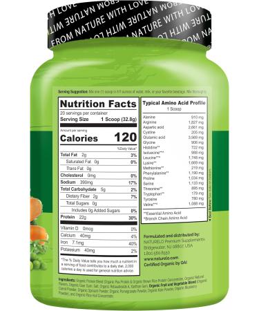 NATURELO Vegan Plant Protein Powder - Vanilla and Chocolate Bundle - 40 Servings - Buy Online on GoSupps.com