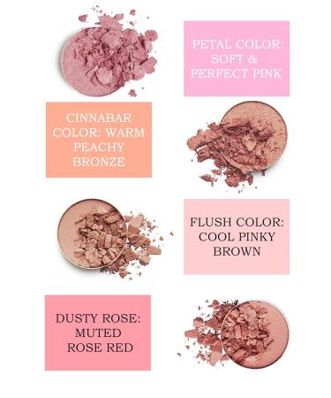 Mom's Secret 100% Natural Blush Gluten Free Natural Pressed Blush Cruelty Free - Dusty Rose - 0.18 Oz - Buy Online on GoSupps.com