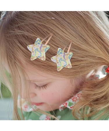 Beaupretty 8 Pairs Hair Clips Girls Glitter Hair Clips Girls Cute Star Hair Clips Crown Butterfly Heart Hair Clips Children - Buy Online on GoSupps.com