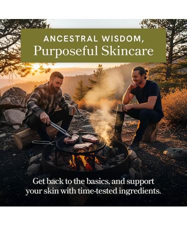 Beef Tallow Balm for Men | Face & Body | Men s Beef Tallow for Skin Health & Barrier Support | Unscented | Moisturizing Face Body & Hands Balm with Organic Beeswax | Grass-Fed & Cruelty-Free | 2 oz - Buy Online on GoSupps.com