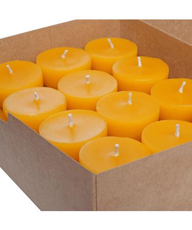 Serenibee Beeswax Tea Lights - Bulk 30 Count | Natural Candle Refills - Buy Online on GoSupps.com