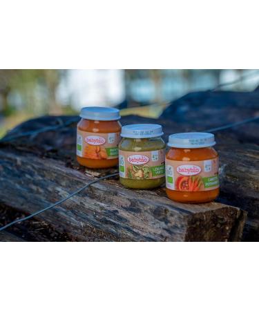 BabyBio - Small Green Vegetable Pots 2x130 g - 4+ Months - ORGANIC - Pack of 6 - Buy Online on GoSupps.com