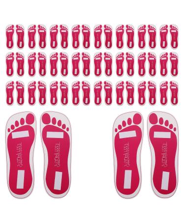 Coussinet Adh sif Autobronzant Pieds 25 Paires Jetables Couleur Rose Fuchsia Protection Hygi nique Antid rapante Salon de Bronzage Usage Unique F te et Voyage