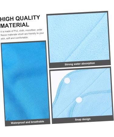 CLISPEED Women's 6 Pack Washable Polar Fleece Sanitary Napkin Sets | Eco-Friendly Cloth Pads for Comfort & Protection - Buy Online on GoSupps.com