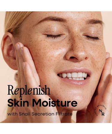 Nature Republic Snail Solution Moisturizing Face Booster - Improve Skin Tone Texture & Elasticity - 130ml/4.39fl.oz - International Shipping Available - Buy Online on GoSupps.com