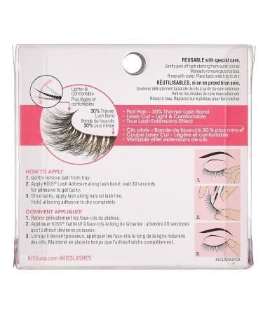 Kiss Lash Couture Luxtensions Royal Silk - Pack of 6 | Long Lasting False Eyelashes - Buy Online on GoSupps.com