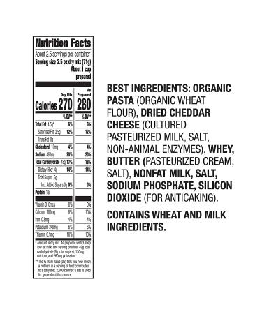Annie's Organic Shells & White Cheddar Macaroni and Cheese - 12 Pack  6oz each - Buy Online on GoSupps.com