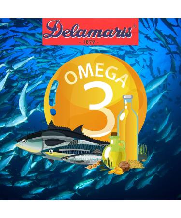 Delamaris Sardines in Olive Oil Tin Canned High in Omega 3 Gluten Free 90gr - Buy Online on GoSupps.com