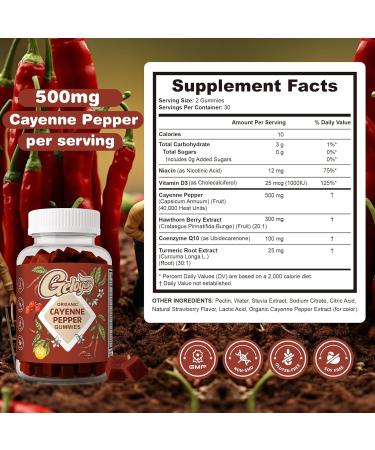 Geloyar L-Lysine Liquid Drops & Cayenne Pepper Supplements Gummies - Buy Online on GoSupps.com