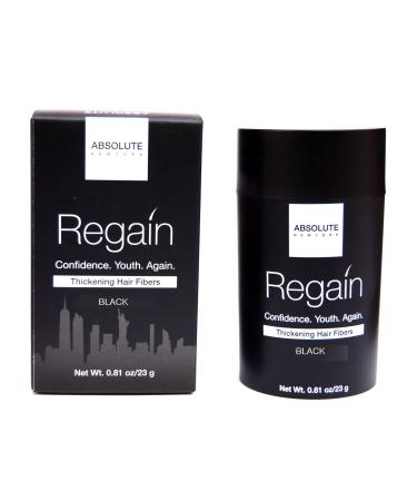 Regain Hair Fibers by Absolute 0.81oz / 23g (Black)
