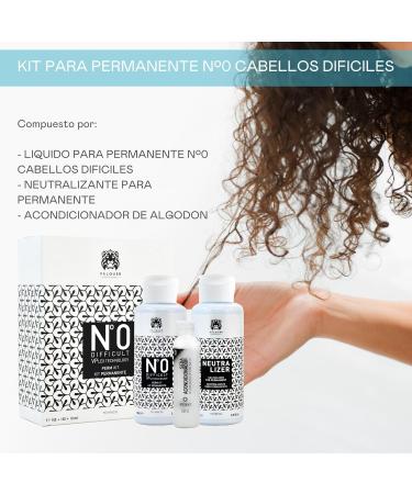 Valquer Professional Permanent Kit No.0 Difficult With V-Plex Technology. Vegan - 210 ml - Buy Online on GoSupps.com
