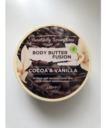 Beautifully scrumptious cocoa & vanilla body butter 220ml