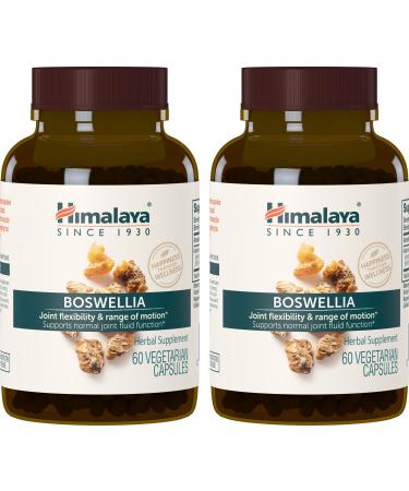 Himalaya Boswellia, Joint Support for Mobility, Flexibility and Pain Relief, Promotes Tissue Preservation, 250 mg, 60 Capsules, 1 Month Supply, 2 Pack 60 Count (Pack of 2)