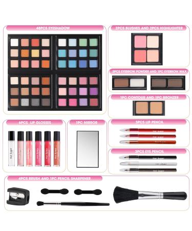 Hot Sugar Makeup Kit for Teen Girls 10-12 | All-in-One Beginner Cosmetic Set | Perfect Birthday & Christmas Gift (Pink Daisy - Buy Online on GoSupps.com