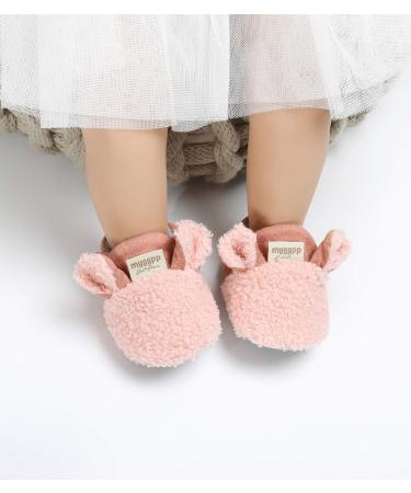 LACOFIA Baby Anti-Slip Soft Sole Winter Booties 12-18 Months - Pink - Buy Online on GoSupps.com