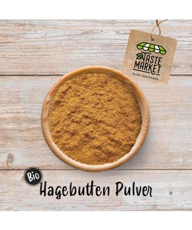  TASTE Guter Geschmack 2 kg organic rosehip powder | natural and untreated | TASTE MARKET quality - Buy Online on GoSupps.com
