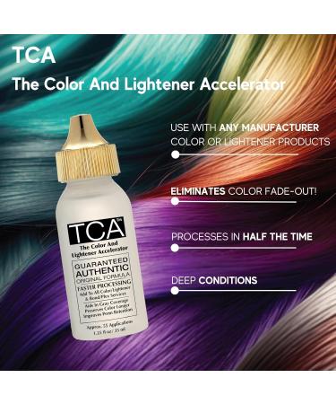 TCA Color & Lightener Accelerator | Authentic Original Formula | Reduce Color Processing Time | All-Natural Oil Blend 4 Fl Oz | Shop Internationally - Buy Online on GoSupps.com
