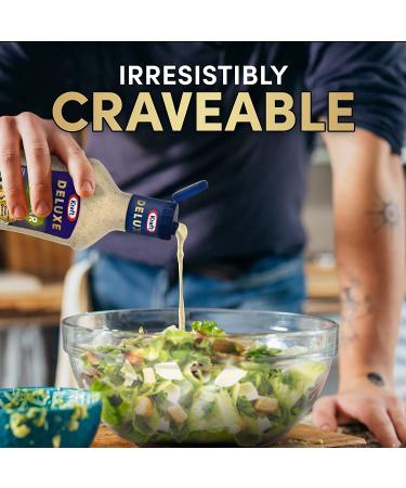 Kraft Deluxe Bold Caesar Salad Dressing - 16 oz Bottle | Buy Online - Buy Online on GoSupps.com