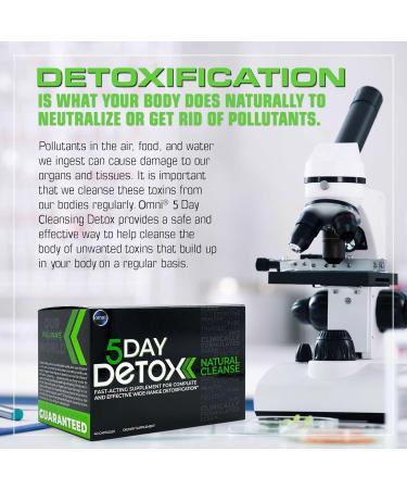 Omni 5 Day Permanent Detox Cleanse - Natural Body Cleanse with Toxin Rid - 40 Capsules - Buy Online on GoSupps.com