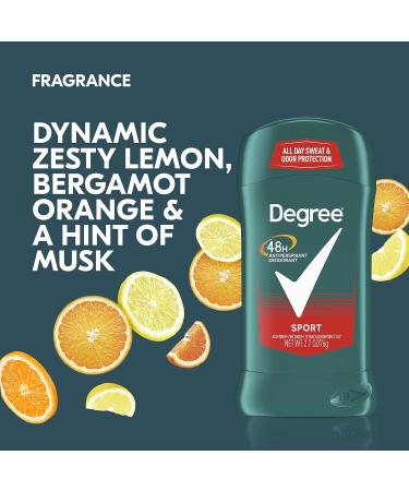 Degree Men Sport Antiperspirant Deodorant 2.7 oz - 48-Hour Sweat & Odor Protection - Buy Online on GoSupps.com