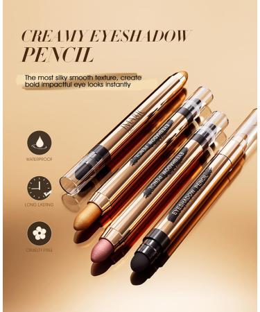  G n rique Phantom Highlight Matte Delicate Pearlescent Shiny Shiny Double Head Eyeshadow Pen (Copper) - Buy Online on GoSupps.com