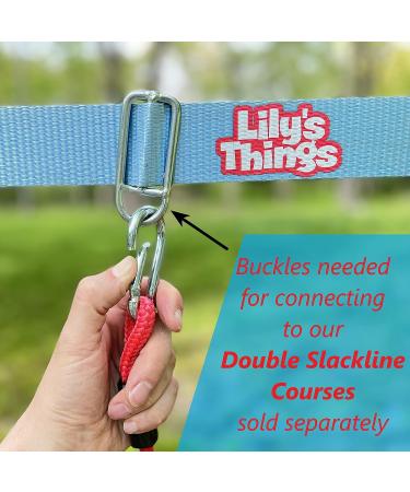 Lily's Things Trapeze Swing Bar with Gymnastic Rings - Ninja Warrior Accessories for Kids - Easy Attachment to Home Playground Equipment - Buy Online on GoSupps.com