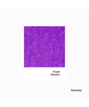 Hemway Purple Glitter - Ultrafine 130g for Resin Crafts Nail Art & Face Body Makeup - Metallic Flakes & Sequins - Buy Online on GoSupps.com