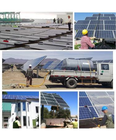 Window Cleaning Brush Equipment Glass Wall Clean 180 Rotating Brush -Headed Cleaning Cleaning Cleaning Brush Outdoor Window Glass Solar Plate 35 cm 9m/30 Feet 35cmbrushhead 6M/20FT - Buy Online on GoSupps.com