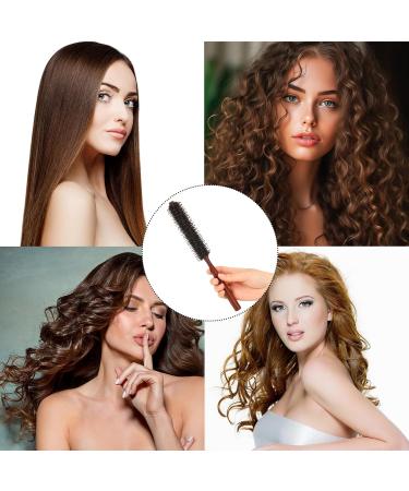 Rundbrush Wild Boar Bristle Round Hairbrush - Mini 3.4cm Brush for Men & Women | Perfect for Blow Drying & Natural Curls - Buy Online on GoSupps.com