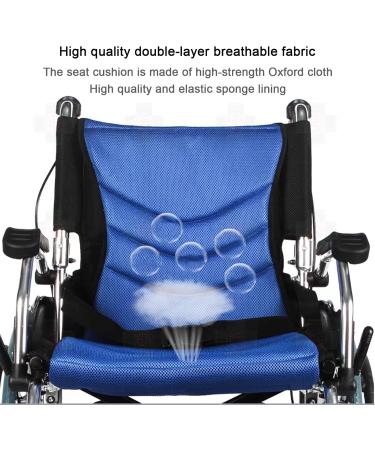 Wheelchair Folding Manual Wheelchair Lightweight Aluminum Transport Wheelchair for Adults Suitable for Home Nursing Home (Small Rear Wheel) - Buy Online on GoSupps.com