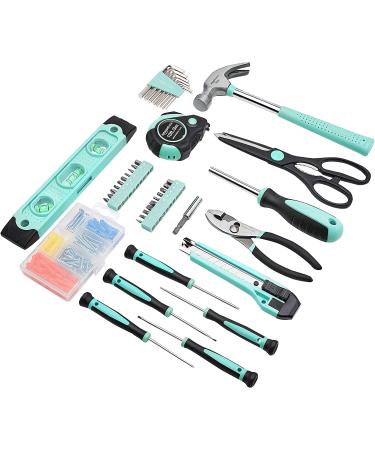 Amazon Basics Household Tool Kit with Tool Storage Case - 142-Piece  Turquoise Turquoise Tool Kit - Buy Online on GoSupps.com