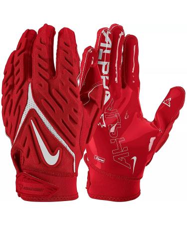 Nike Superbad 6.0 Football Gloves Red | White XL