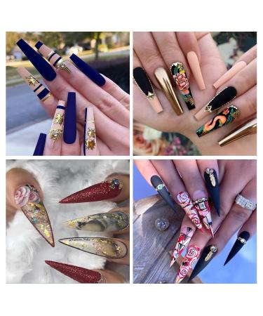 480 Extra Long Transparent Artificial Nails - 24 Sizes Clear Ballerina Nail Tips for DIY Manicure & Nail Art | International Shipping - Buy Online on GoSupps.com