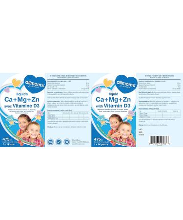 Kids Multivitamin - Calcium Magnesium Zinc with Vitamin D Tasty Even for Picky Eaters Age 1 to 14 Years Essential for Growth Strong Bones Immunity Kids Feel Calm And Relaxed - Allmom's Choice - Buy Online on GoSupps.com