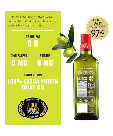 O-Live & Co. Robust First Cold-Pressed Extra Virgin Olive Oil - Gold Medal Awarded - Estate Grown - Bold Flavor - 25 Fl Oz - Perfect for Cooking and Baking - Buy Online on GoSupps.com