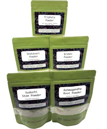 Health Guru Shatavari Powder - 100% Natural Asparagus Root Powder | Vegan | No Artificial Colors or Preservatives - Buy Online on GoSupps.com