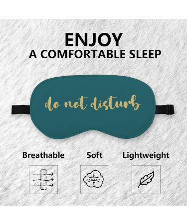 Funny Do Not Disturb Silk Eye Mask | Adjustable Sleep Mask for Kids & Travel | Perfect for Parties & Naps - Buy Online on GoSupps.com