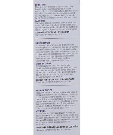 DAGGETT & RAMSDELL Dark Circle Eye Cream 1 Ounce - Buy Online on GoSupps.com